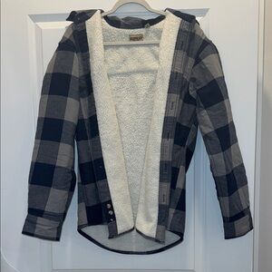 RedHead Black and White Sherpa Jacket